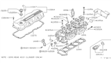 Diagram for Nissan Van Valve Cover Gasket - 13270-17C00