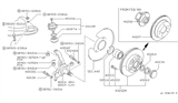 Diagram for Nissan Van Wheel Bearing Dust Cap - 43234-15C00