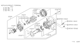 Diagram for Nissan 300ZX Alternator Bearing - 23120-58S11