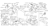Diagram for 1990 Nissan Pulsar NX Engine Mount - 11237-77A00