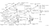 Diagram for Nissan Xterra Control Arm - 54210-9Z000