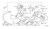 Diagram for 2000 Nissan Xterra Shift Cable - 34935-4S110