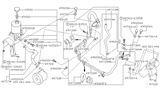 Diagram for 2002 Nissan Xterra Power Steering Reservoir - 49180-8B410