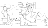 Diagram for Nissan Xterra Power Steering Hose - 49717-8Z300