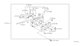 Diagram for Nissan Xterra Blower Control Switches - 27510-ZD000
