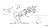 Diagram for 2000 Nissan Frontier Transmission Assembly - 32010-3S711