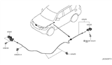 Diagram for 2020 Nissan Armada Hood Latch - 65601-1LB0A