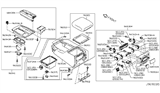Diagram for Nissan Armada Center Console Base - 96930-3ZE1B