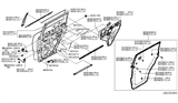 Diagram for 2022 Nissan Armada Door Hinge - 82401-JK000