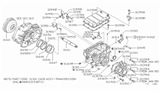 Diagram for Nissan Maxima Torque Converter - 31100-21X10