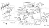 Diagram for Nissan Maxima Flywheel Ring Gear - 12312-16E00