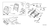 Diagram for 2009 Nissan Altima Seat Cushion - 87300-ZN51D