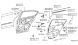 Diagram for Nissan Altima Door Check - 82430-ZX60A