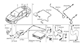 Diagram for 2008 Nissan Altima Antenna Cable - 28242-JA060
