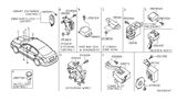 Diagram for Nissan Sentra Air Bag Sensor - 98581-ET08A