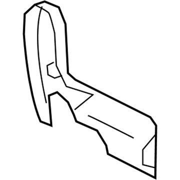 Nissan 87331-JM10A Finisher-Cushion,Front Seat Inner RH