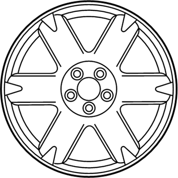 2007 Nissan Murano Spare Wheel - D0300-CC21C