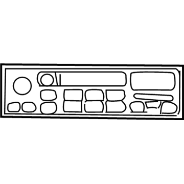 Nissan 28111-2Y900 Radio Unit,W/CASSETTE