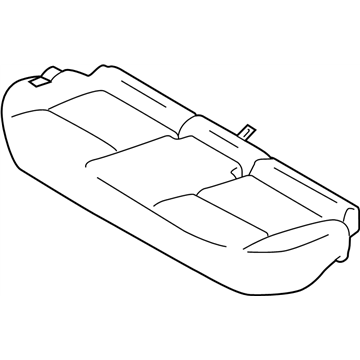 Nissan 88300-4DP2C Cushion Assembly Rear Seat