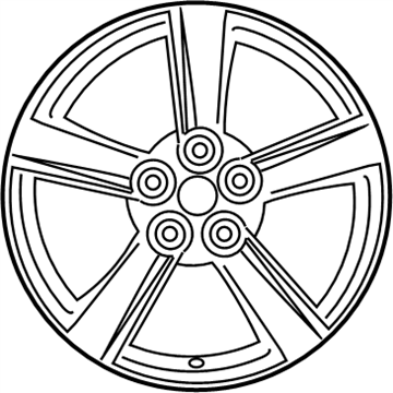 Nissan D0300-1EA4A Aluminum Wheel