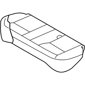 Nissan 88300-9MB0A Cushion Assembly Rear Seat