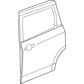 Nissan H210A-1JABD Door Assembly-Slide, LH