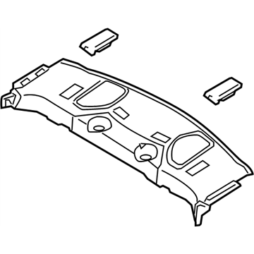 Nissan 79910-62B5A Finisher-Rear Parcel Shelf