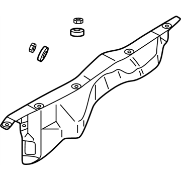 Nissan 638E8-1AA0B Cover-Front Fender Drip,RH