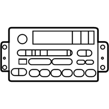 Nissan 28115-7B100 Radio Unit With Cassette