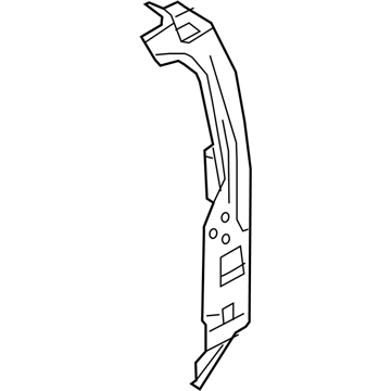 Nissan G6641-EZ0AA Pillar Assembly-Lock, Inner LH