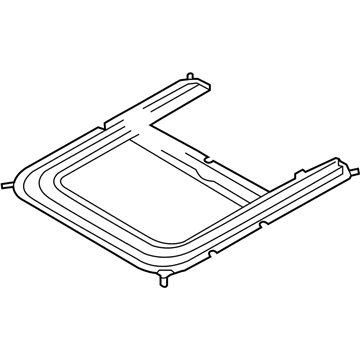 Nissan 91306-5Z02A Rail Complete-SUNROOF