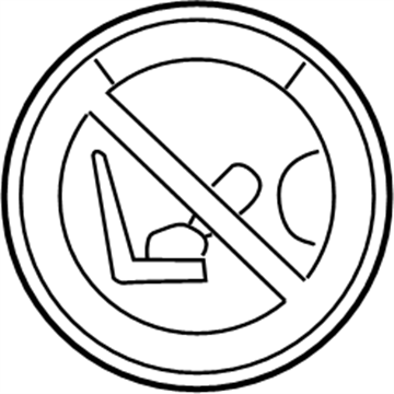 Nissan 98590-3LM0A Label-Caution,Air Bag
