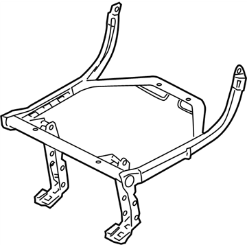 Nissan 89301-ZS43A Frame Assembly-3RD Seat Cushion,RH