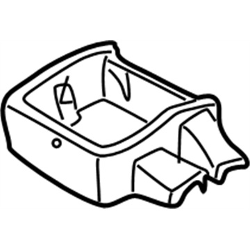 Nissan 27125-7Z000 Duct Assembly-Foot