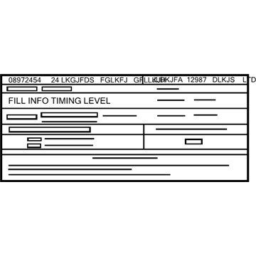 Nissan 14805-4AY0A Label-Emission Control Information