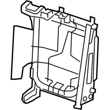 Nissan 88010-4BA1A Frame Assembly-2ND Seat,RH