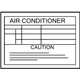 Nissan 27090-C980B Label-Caution,Air Conditioner