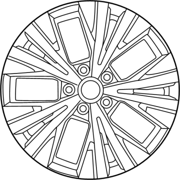Nissan Rogue Spare Wheel - 40300-6RR4A