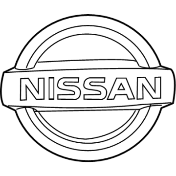 Nissan 62890-5EE0C Emblem-Rad Grille