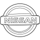 Nissan 62890-5EE0C Emblem-Rad Grille