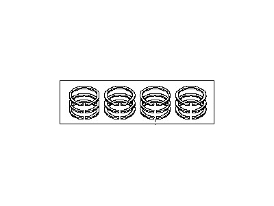 2015 Nissan Juke Piston Ring Set - 12033-1KC0B