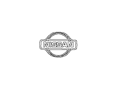 Nissan 65890-5Z000 Radiator Grille Emblem