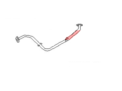 Nissan 20030-27F00 Exhaust Tube Assembly, Center