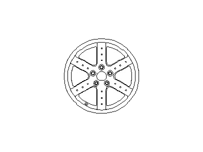 Nissan D0300-KB56A Aluminum Wheel