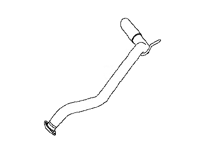 Nissan 20050-7S010 Exhaust Tube Assembly, Rear
