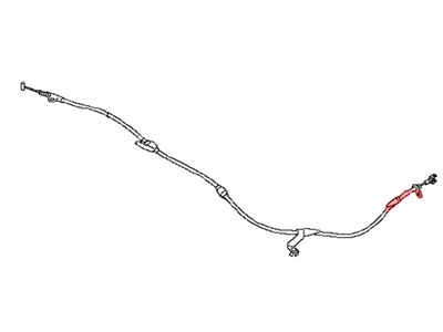 Nissan 36530-JF00A Cable Assy-Parking,Rear RH