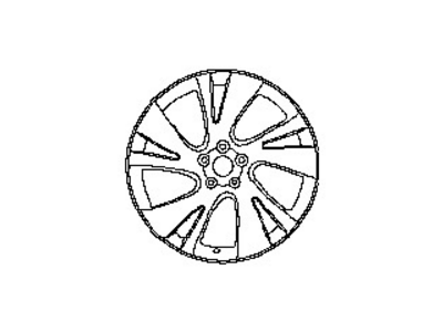 Nissan 40300-9UC3A Aluminum Wheel