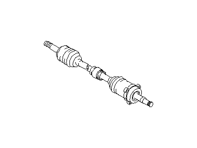 Nissan 39100-2Y071 Shaft Assembly - Front Drive, RH