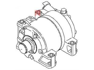 2013 Nissan Rogue A/C Compressor - 92610-JM01C
