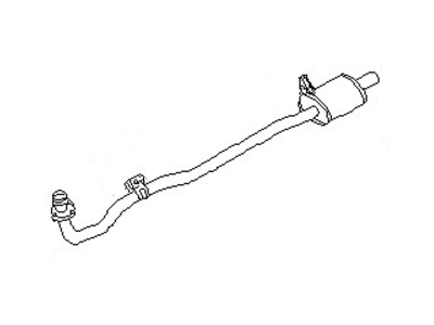 Nissan 20100-09A10 Exhaust Tube Assembly, Front